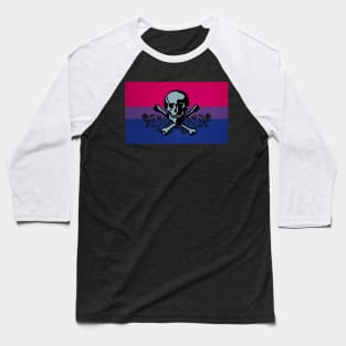 Birate (Bisexual Pirate) Flag Baseball T-Shirt